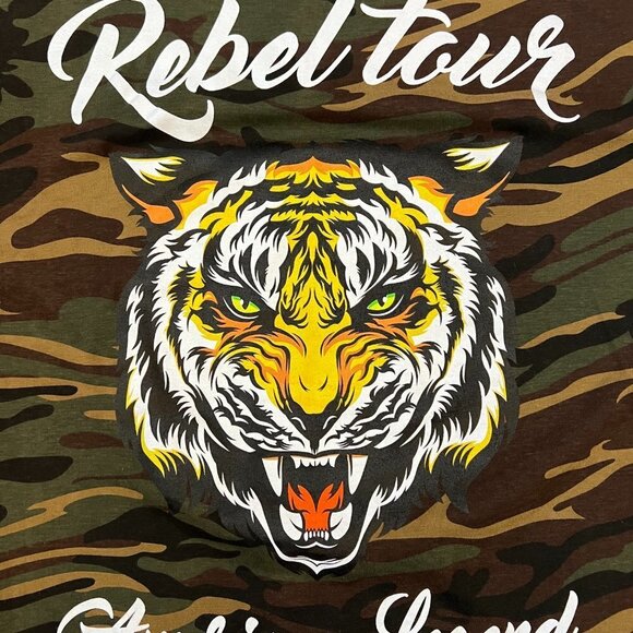 Chill Camo Tiger Tee Sz M - Picture 2 of 6